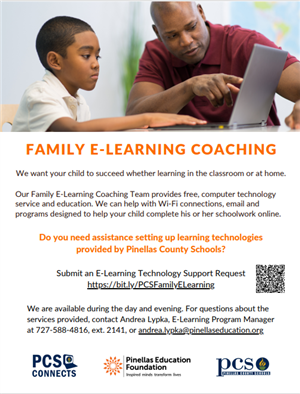 Family E-Learning Coaching Flyer
